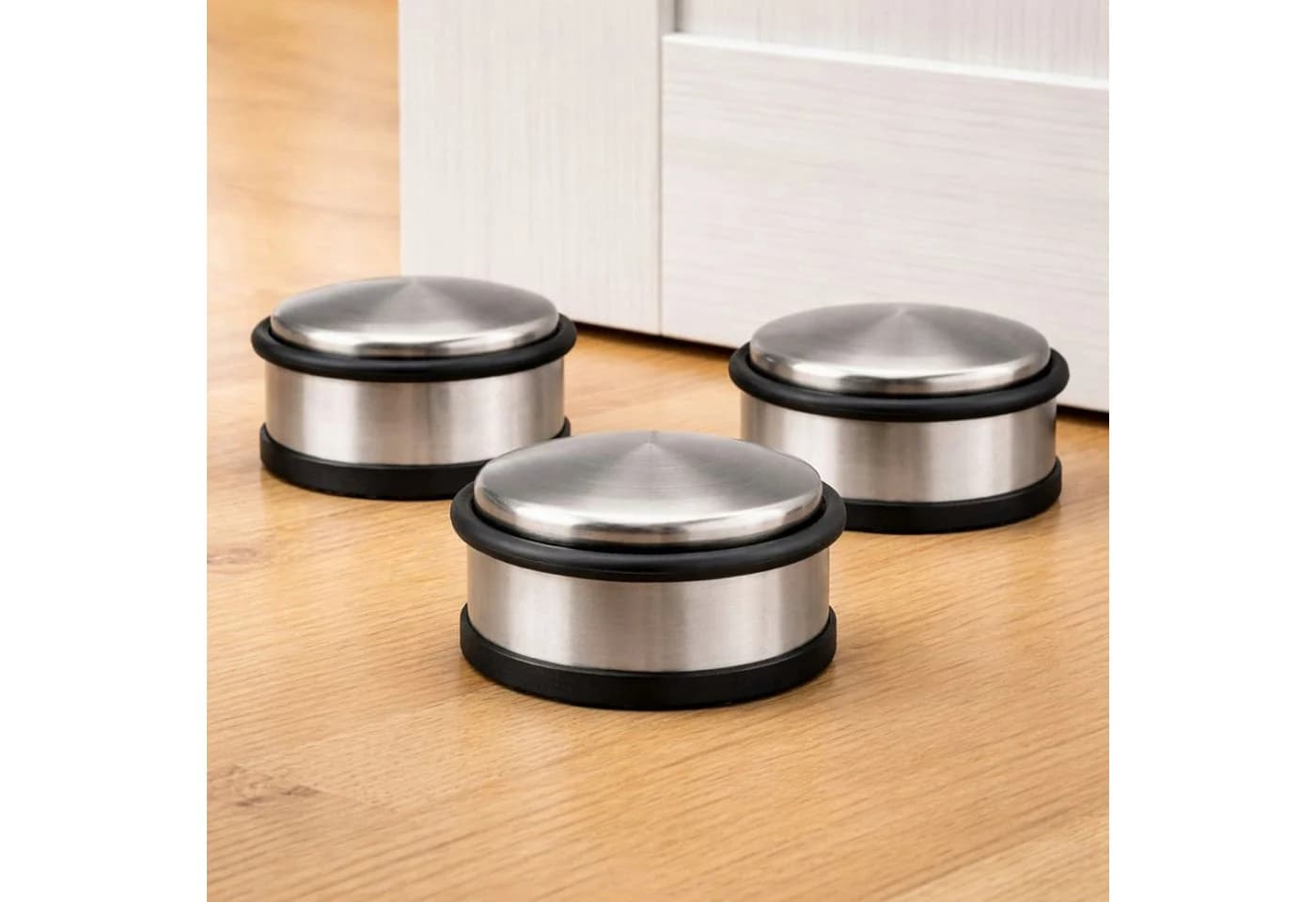 Haushalt International Türstopper 3er Set Edelstahl Silber - Bild 2