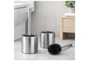 Haushalt International Toilettenbürste Edelstahl 2er Set mit Glas Bild 2