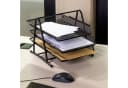 Haushalt International Büro-Set 3tlg. Schwarz Metall Organizer Bild 1
