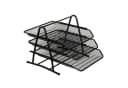 Haushalt International Büro-Set 3tlg. Schwarz Metall Organizer Bild 3