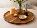 Koopman Tablett aus Akazienholz 33 cm Braun Bild 1