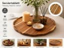 Koopman Tablett aus Akazienholz 33 cm Braun Bild 2