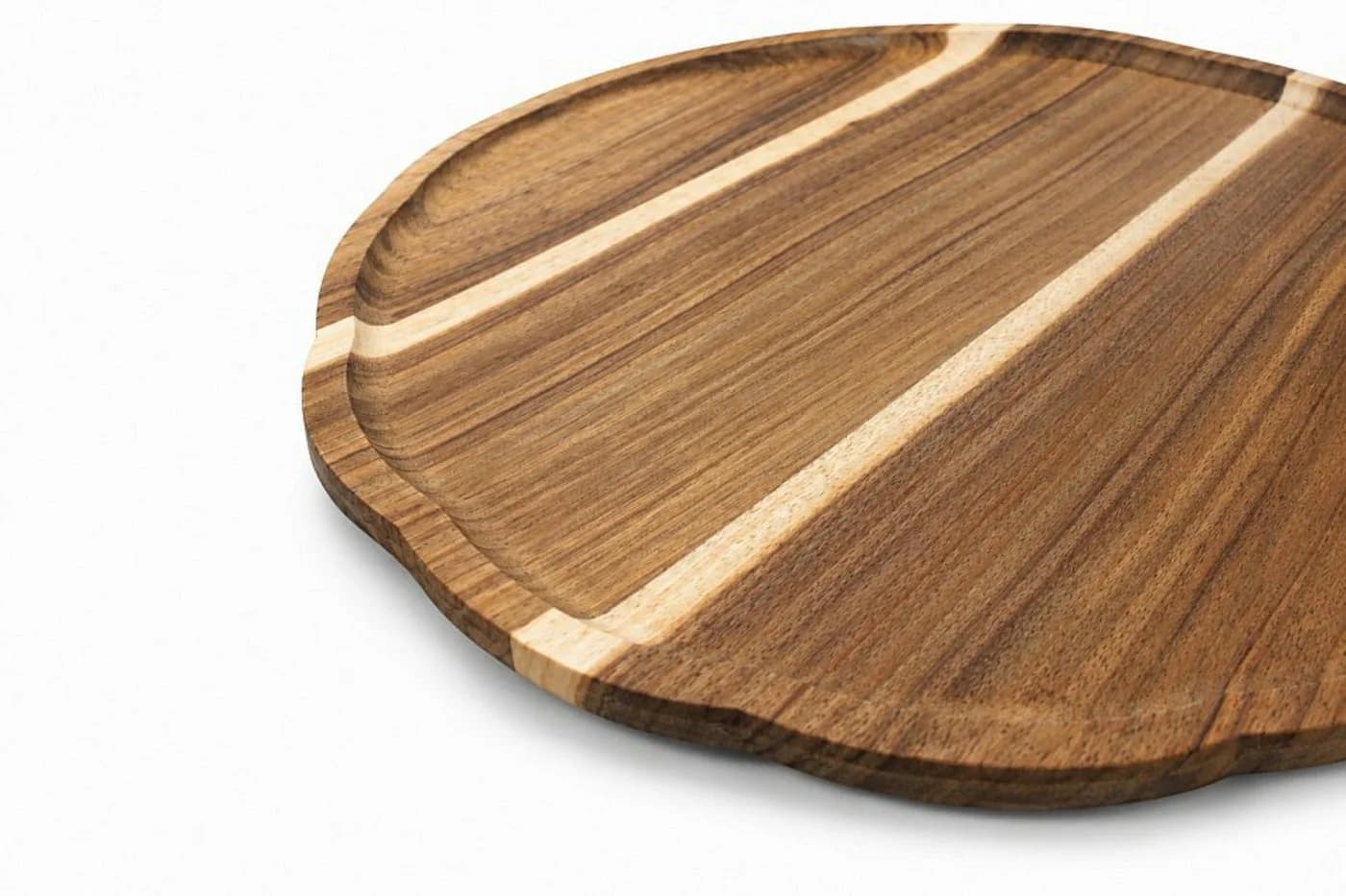 Koopman Tablett aus Akazienholz 33 cm Braun - Bild 4