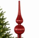 Koopman Christbaumspitze Glas Rot 30cm Bild 2