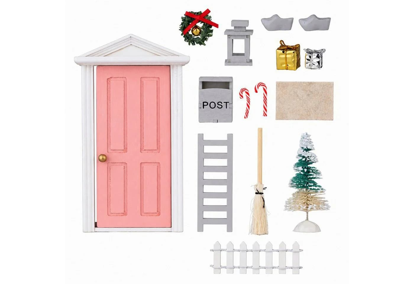 Haushalt International Wichteltür Set 16tlg. Bunt Weihnachten - Bild 4