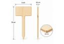 Koopman Gartenstecker Pflanzenstecker Beschriftung Holz 40er Set Bild 3
