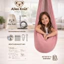 Alles Knüt Therapieschaukel Rosa Indoor Tuchschaukel Kinder Bild 2