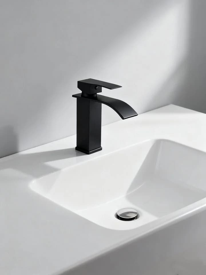 Faizee Home Wasserfall Waschtischarmatur Einhebelmischer - Bild 5