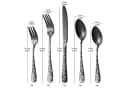 Faizee Home Besteck-Set 30-tlg. Ornament-Design Mehrfarbig Bild 4