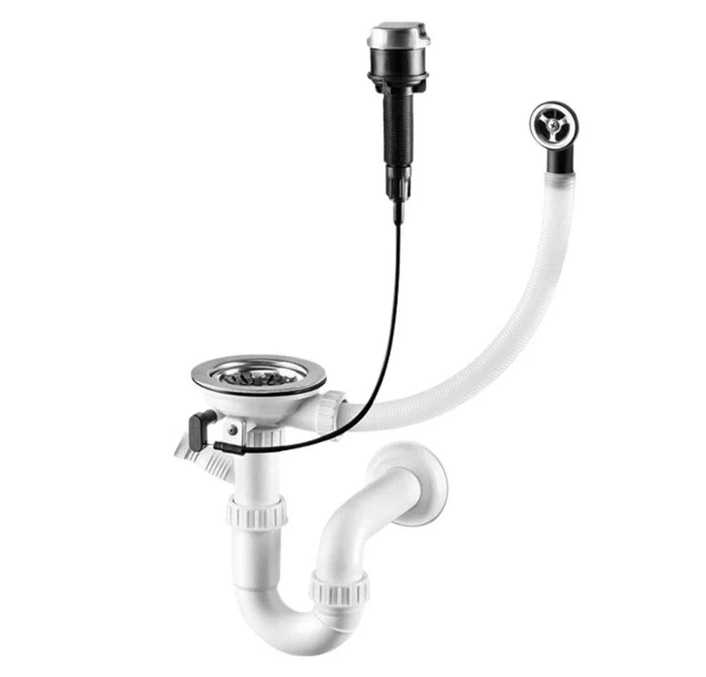 Faizee Home Granitspüle Küchenspüle Granit Siphon Einbauspüle Spülbecken 75x43,5 - Bild 3