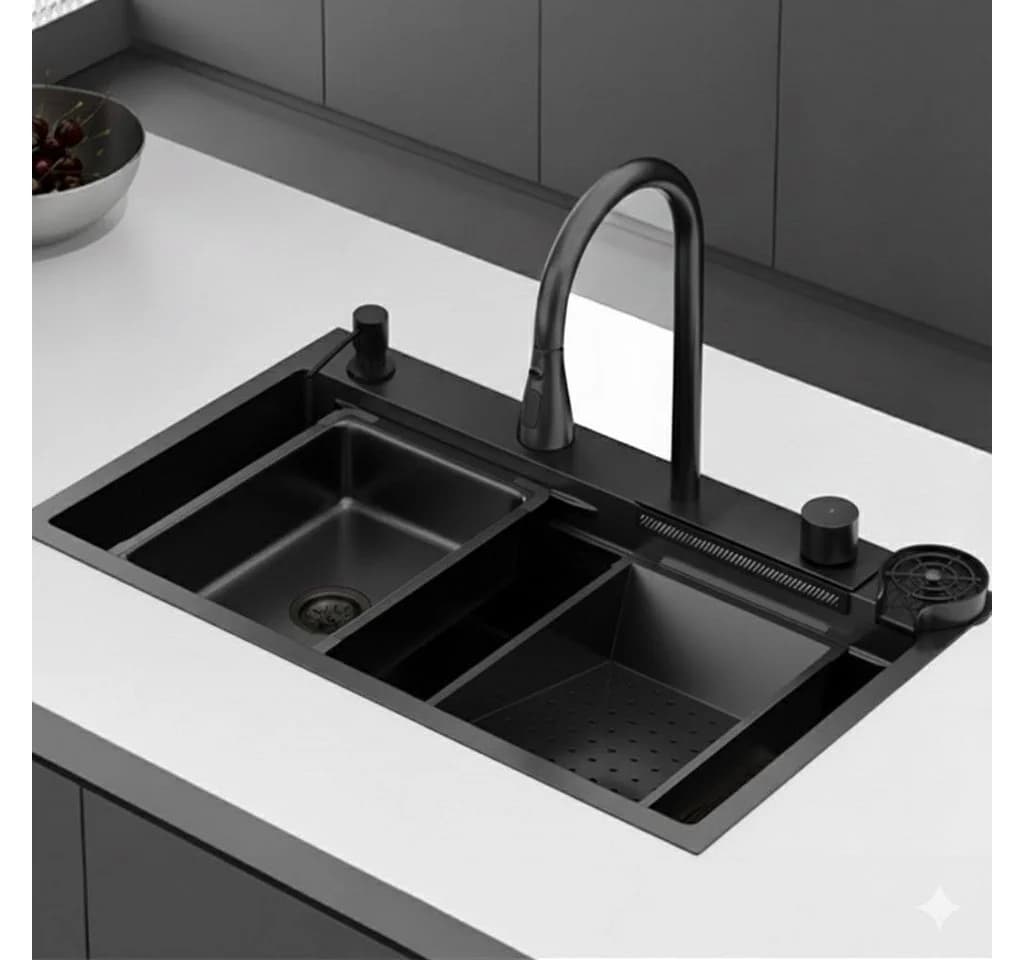 Faizee Home Edelstahlspüle Premium Küchenspüle Nano-Beschichtung - Bild 2