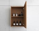 Faizee Home Badmöbel-Set mit Waschbecken und Spiegelschrank Beige Eiche Bild 4