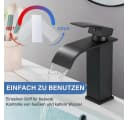 Faizee Möbel Badarmatur Einhandmischer Waschtisch verchromt Silber Bild 3
