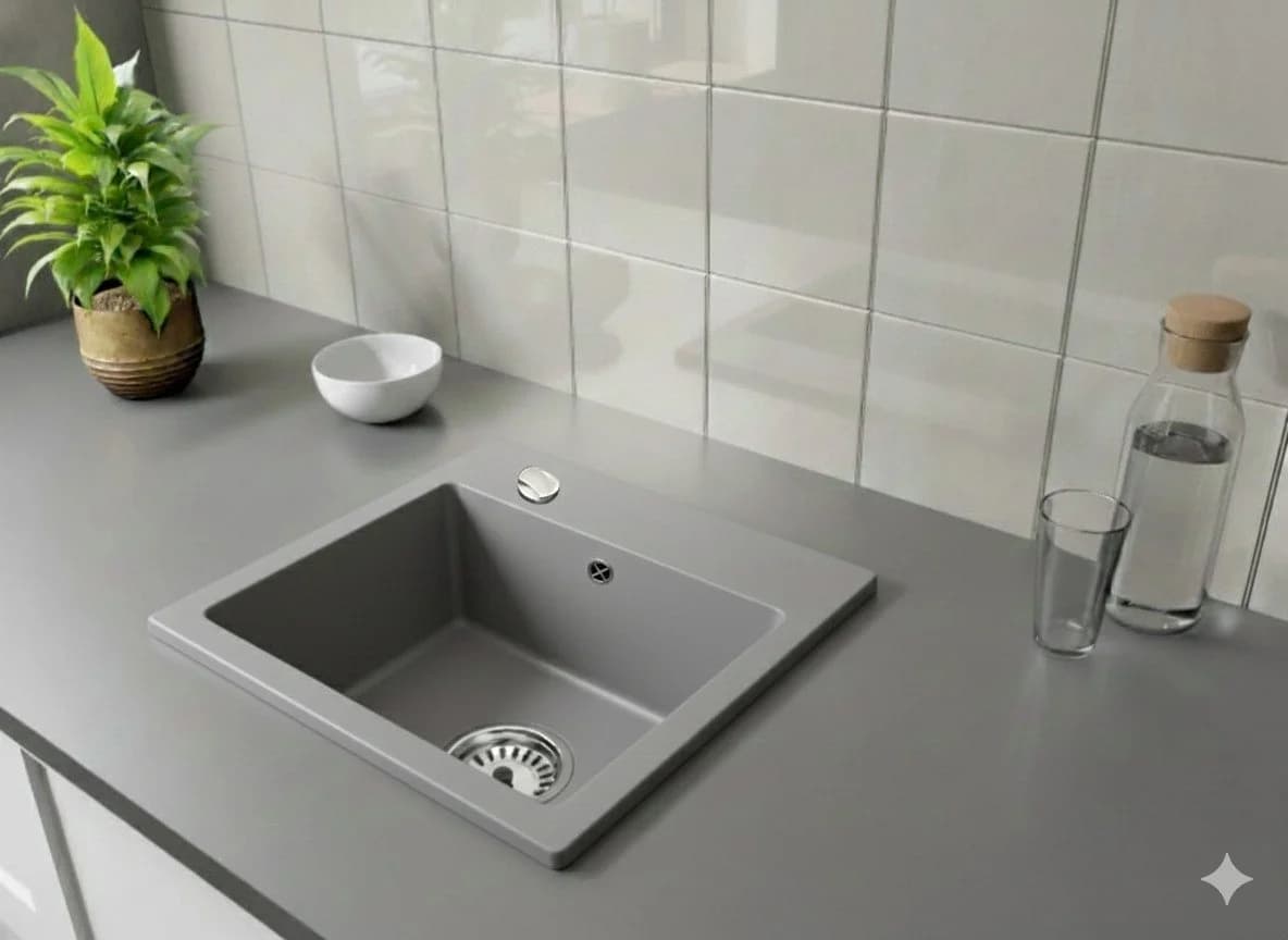 Faizee Home Granitspüle Compact Grau - Bild 3