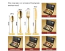 Faizee Home Besteck-Set 24-tlg. Gold Rostfrei Edelstahl Geschenkbox Bild 3