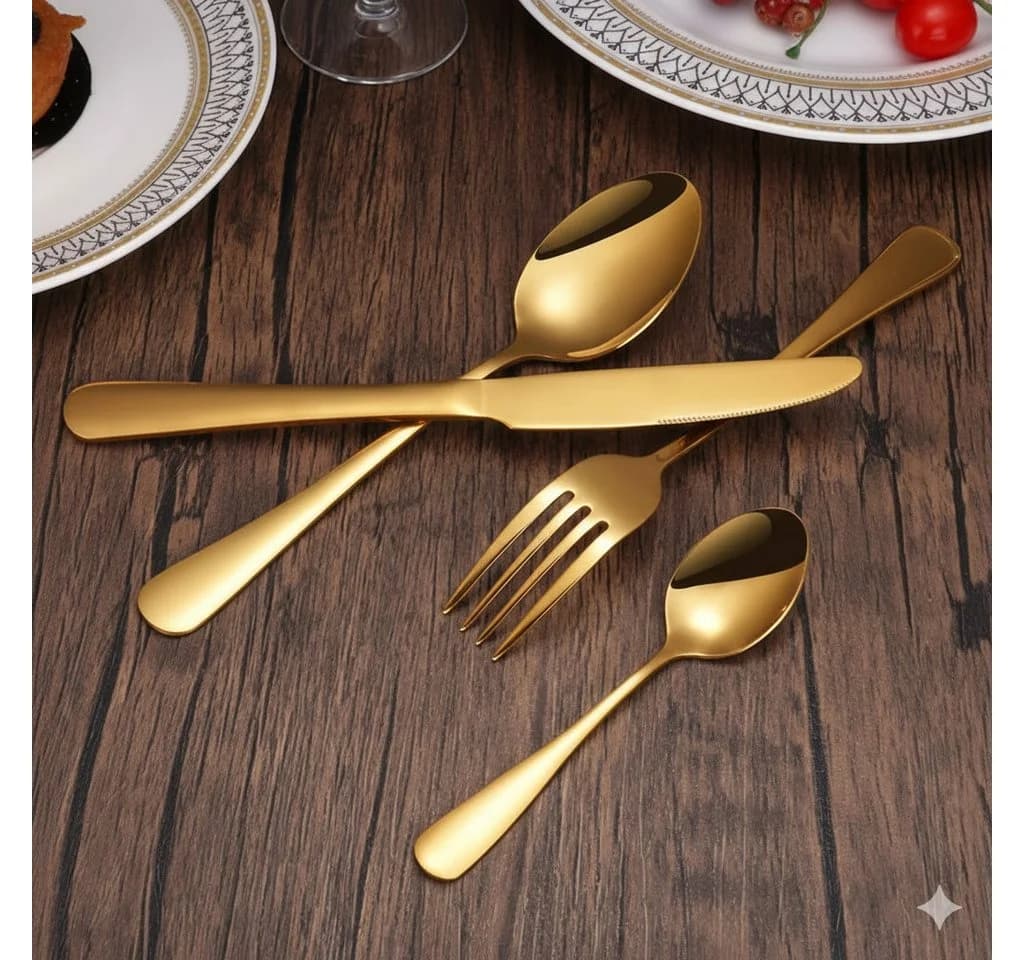 Faizee Home Besteck-Set 24-tlg. ModernStyle Edelstahl 5-farbig - Bild 3