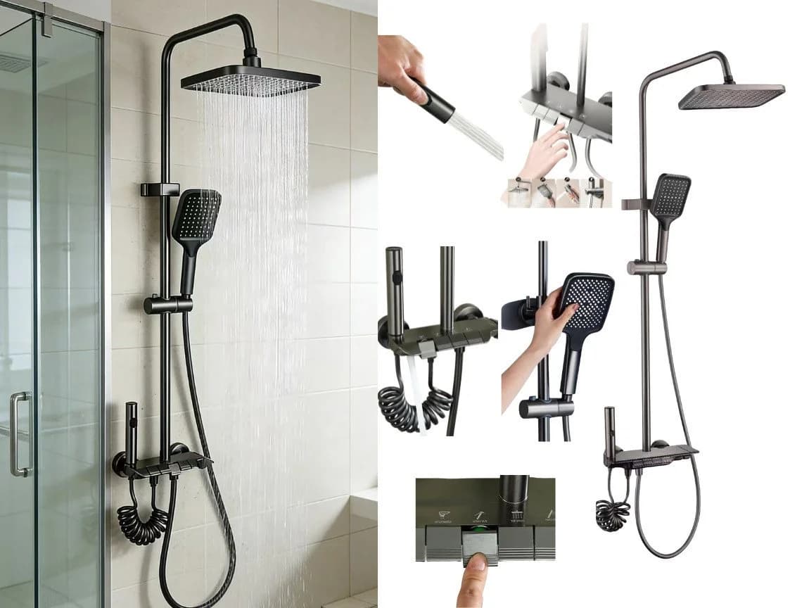 Faizee Home Regendusche Hydroniq Duschset - Bild 2