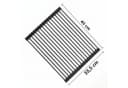 Faizee Home Rollbare Abtropfmatte Edelstahl Schwarz Silber Bild 5