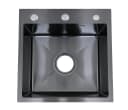 Faizee Home Edelstahlspüle Schwarz mit Wave-Armatur & Zubehör Bild 4
