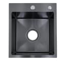 Faizee Home Edelstahlspüle Schwarz SUS304 mit Zubehör Bild 2