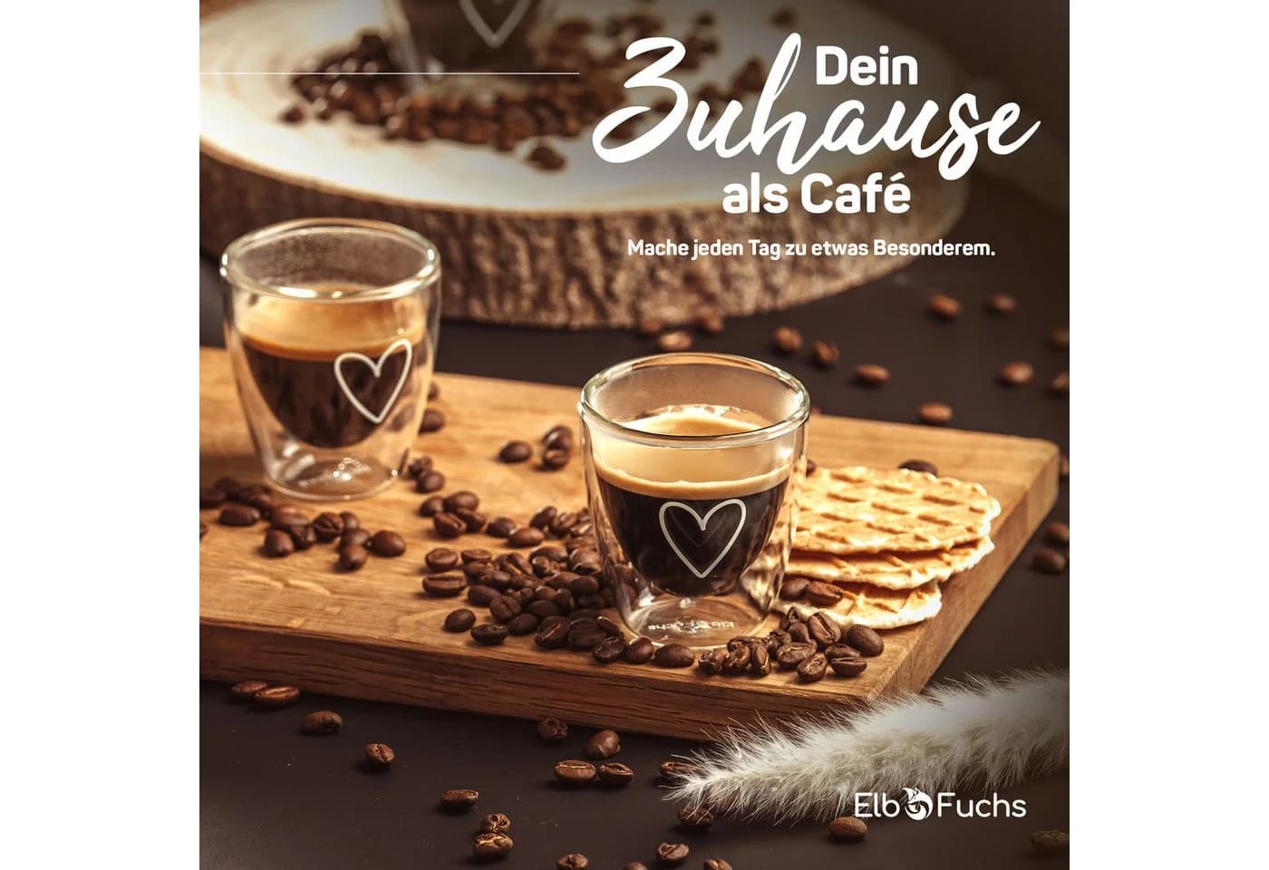 ElbFuchs Espressotasse Paris 80ml Doppelwandig Transparent - Bild 3
