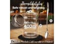 ElbFuchs Latte Macchiato Glas 400ml 6-tlg. Doppelwandig Bild 5