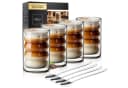 ElbFuchs Latte-Macchiato-Glas Lisbon Bubble 4-tlg. Doppelwandig Borosilikatglas Bild 2
