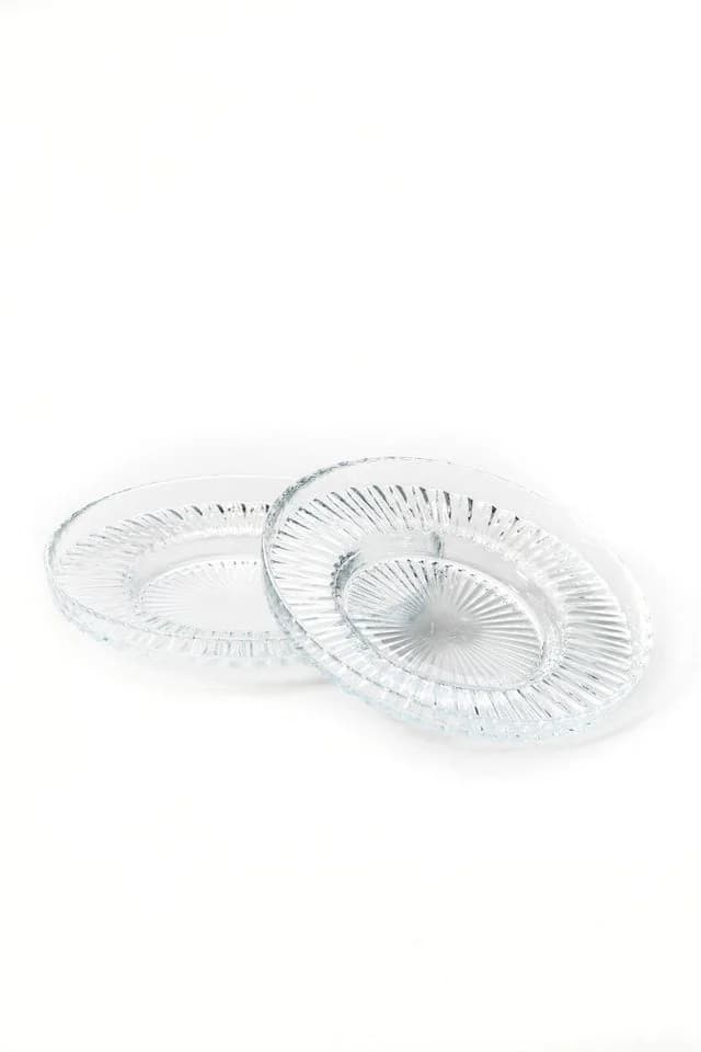 EKA Untertasse Riva 6er Set Transparent Glas