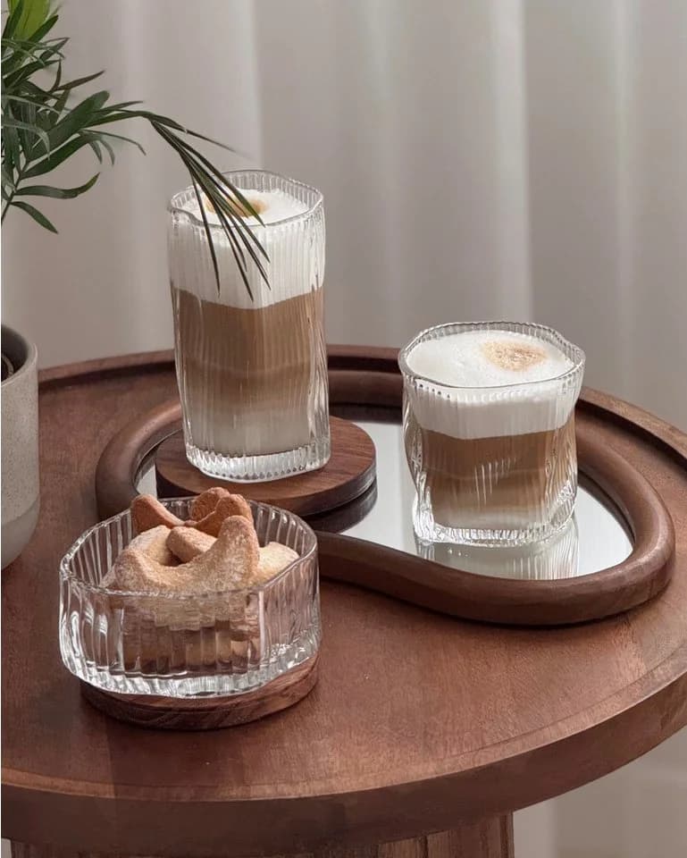 EKA Gläser-Set Diamond Stripe Snack Bundle Set, 18-tlg. Transparent