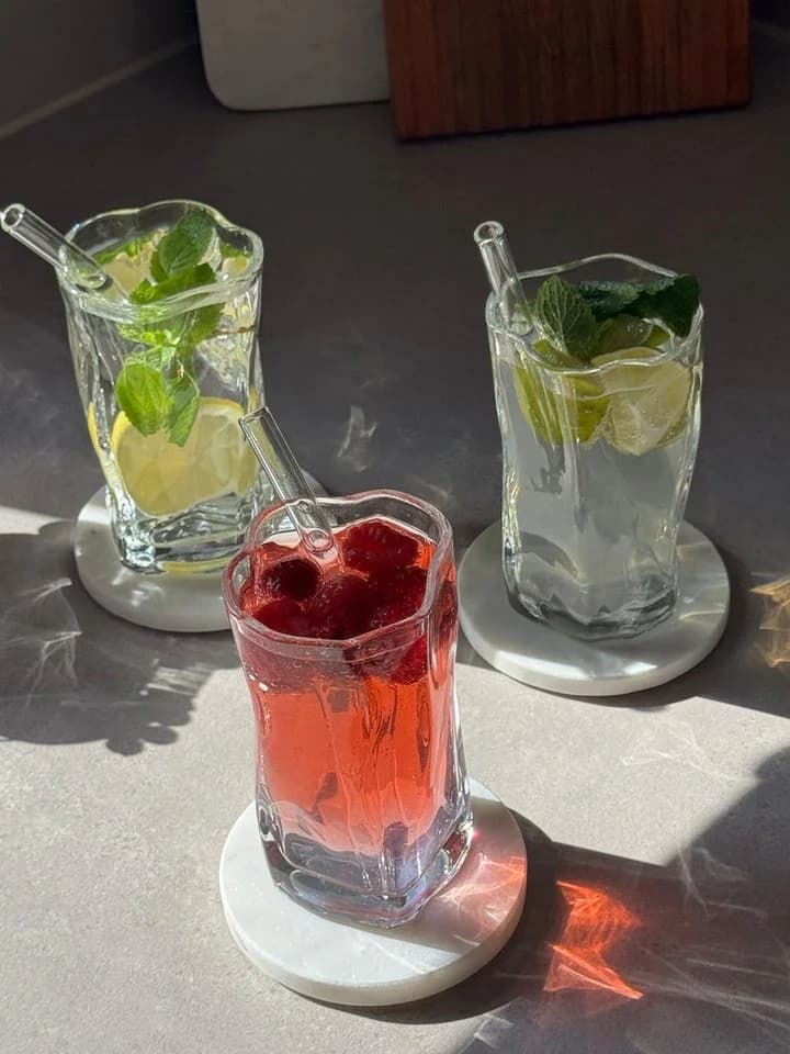 EKA Glas Diamond Clear Long 6-teiliges Wassergläser-Set Transparent - Bild 4