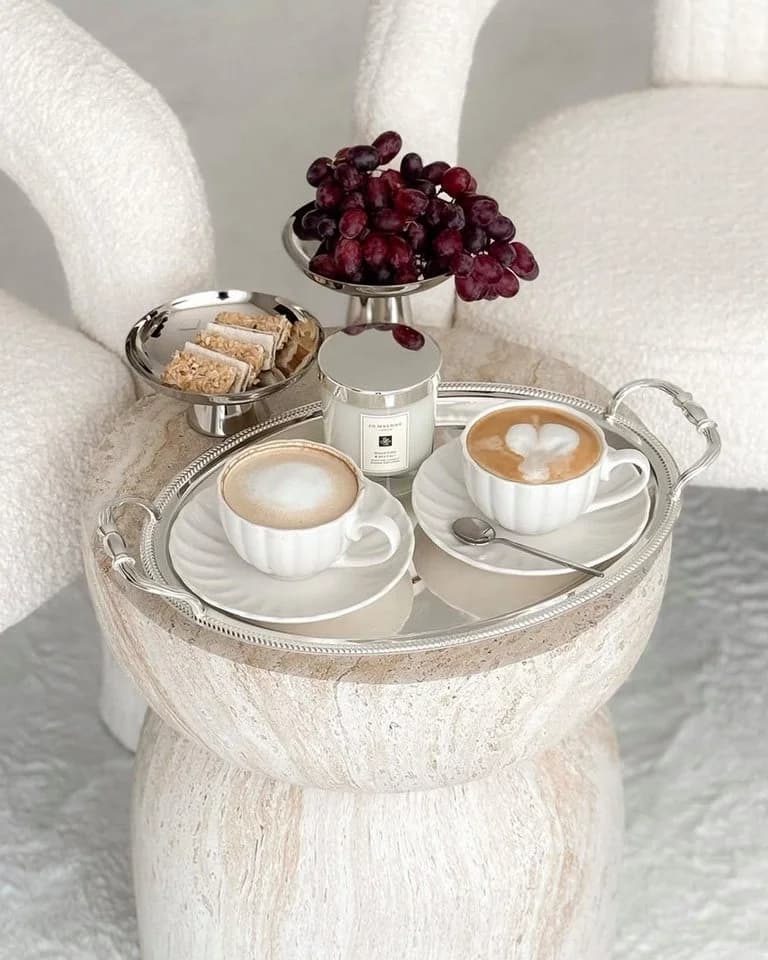 EKA Kaffeeservice Lotus White 12-teilig für 6 Personen