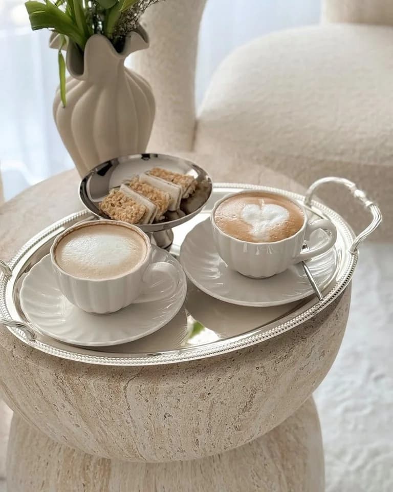 EKA Kaffeeservice Lotus White 12-teilig für 6 Personen - Bild 4