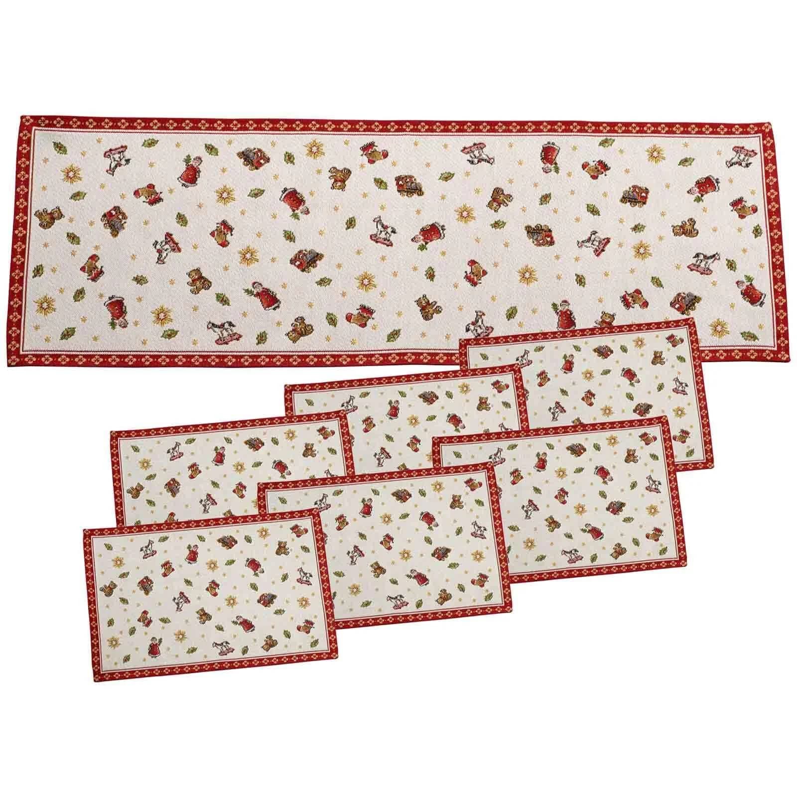 Villeroy & Boch Tisch-Set Toy's Delight L 7-tlg. Bunt Baumwolle