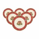 Seltmann Weiden Frühstücksteller Marieluise Weihnachtsnostalgie 20 cm 6er Set Bild 2