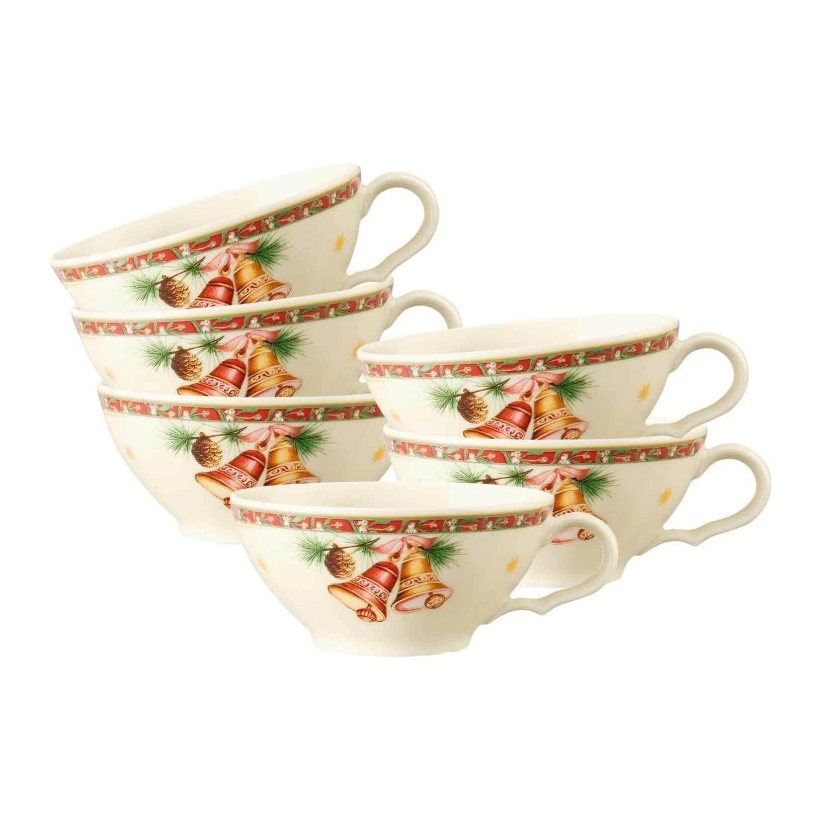 Seltmann Weiden Teetassen Marieluise 6er Set Porzellan