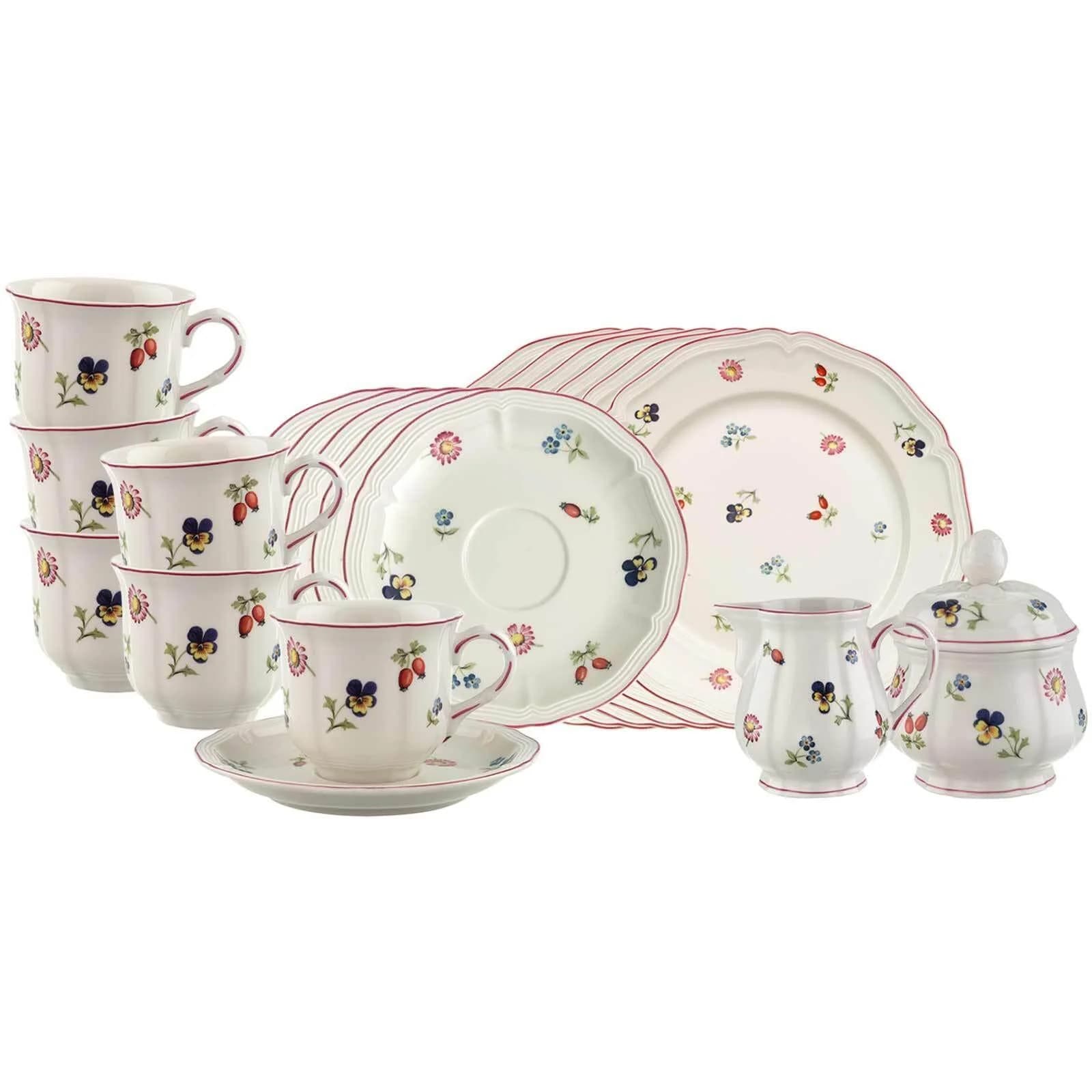 Villeroy & Boch Kaffeeservice Petite Fleur 20-teilig bunt
