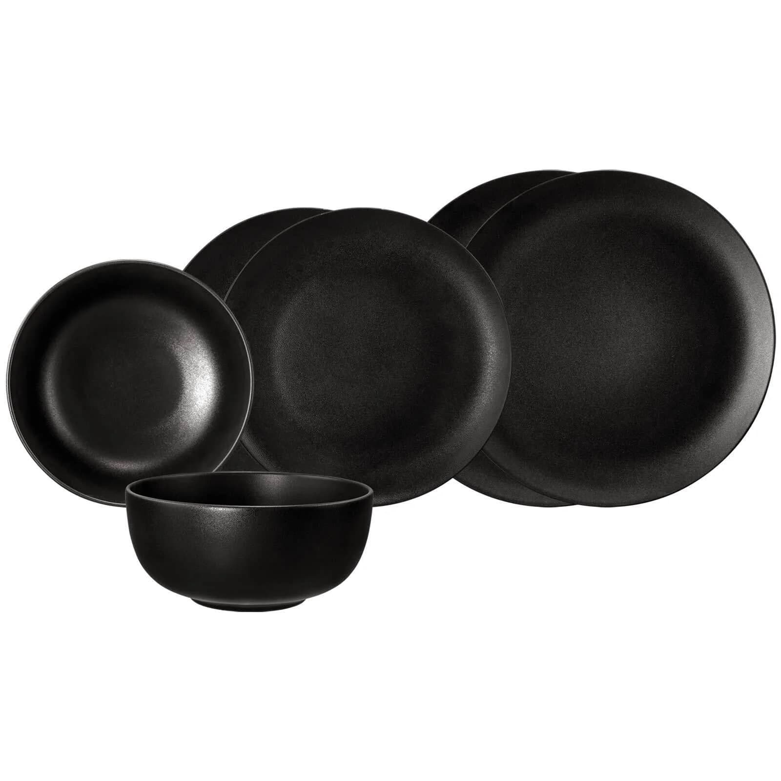 Seltmann Weiden Basic-Set Liberty Velvet Black 6er Set schwarz