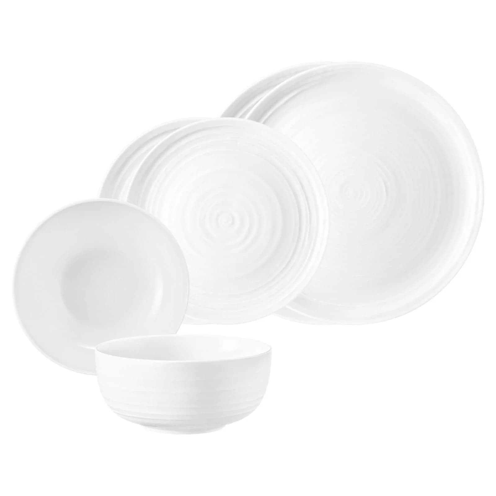 SELTMANN WEIDEN Basic-Set Terra 6er Set Geschirr weiß