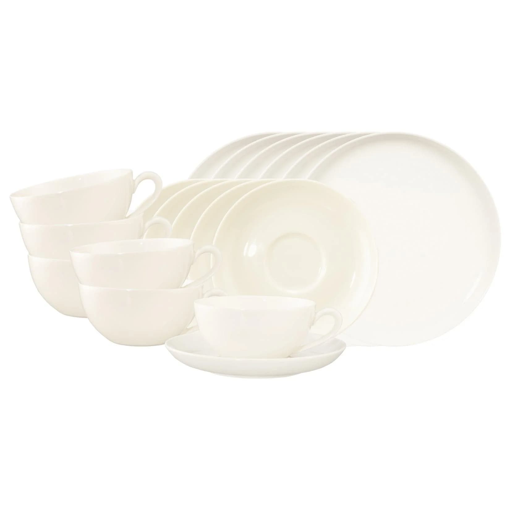 Seltmann Weiden Tee-Set Savona Fine Diamond 18-teilig Beige