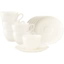 Seltmann Weiden Kaffeetassen mit Untertassen Savona Fine Diamond 6er Set Creme Bild 2
