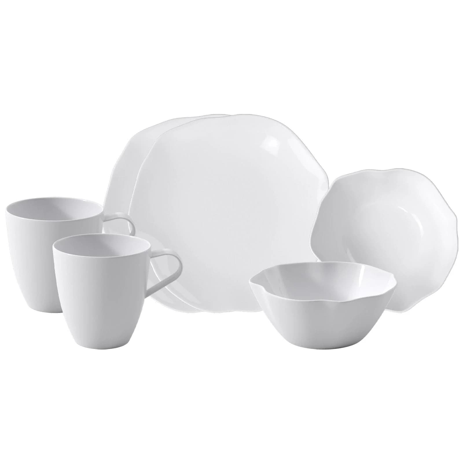 Villeroy & Boch Pura Frühstücks-Set 6-teilig Weiß Porzellan