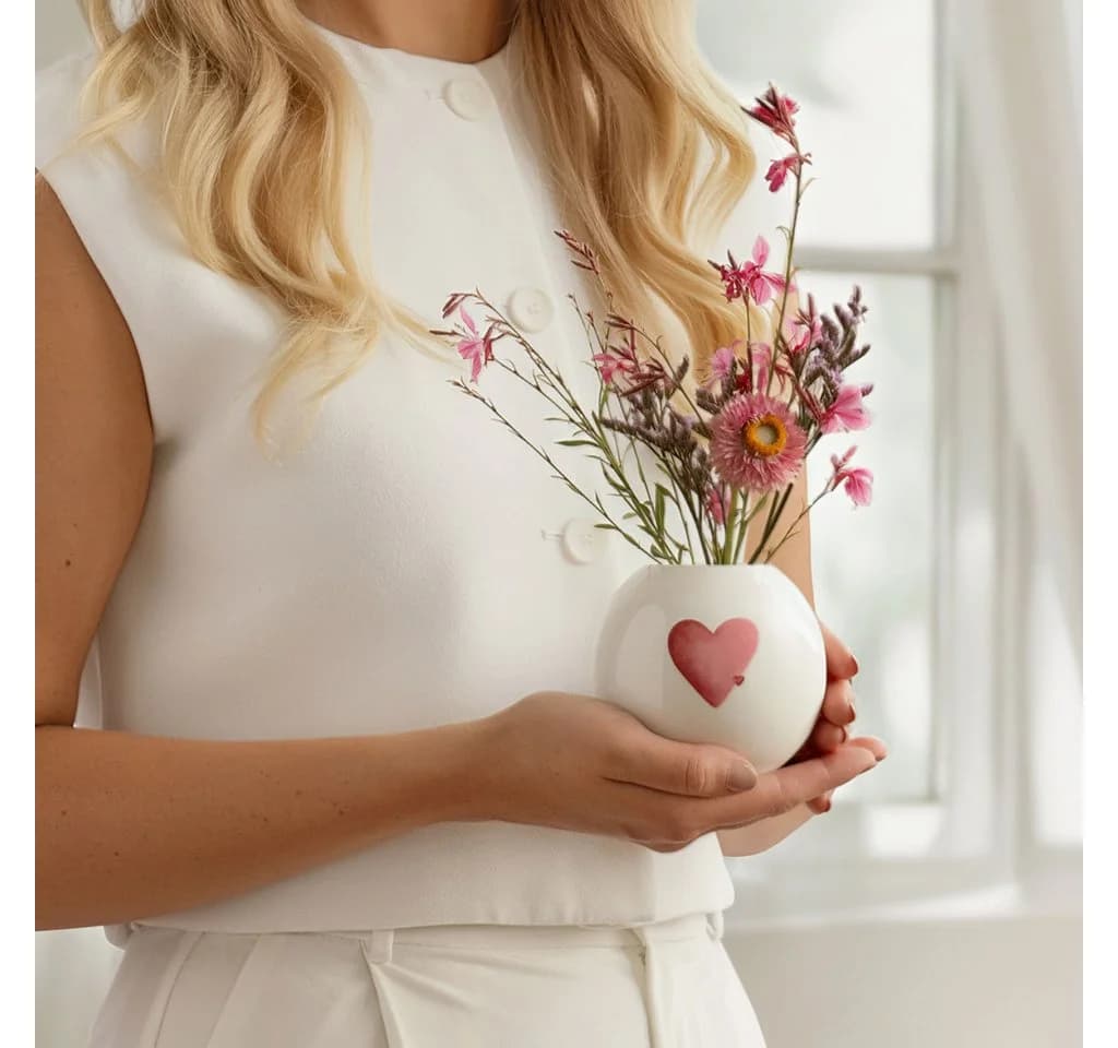 like. by Villeroy & Boch Vasen-Set 2-tlg. Weiß Premium Porzellan