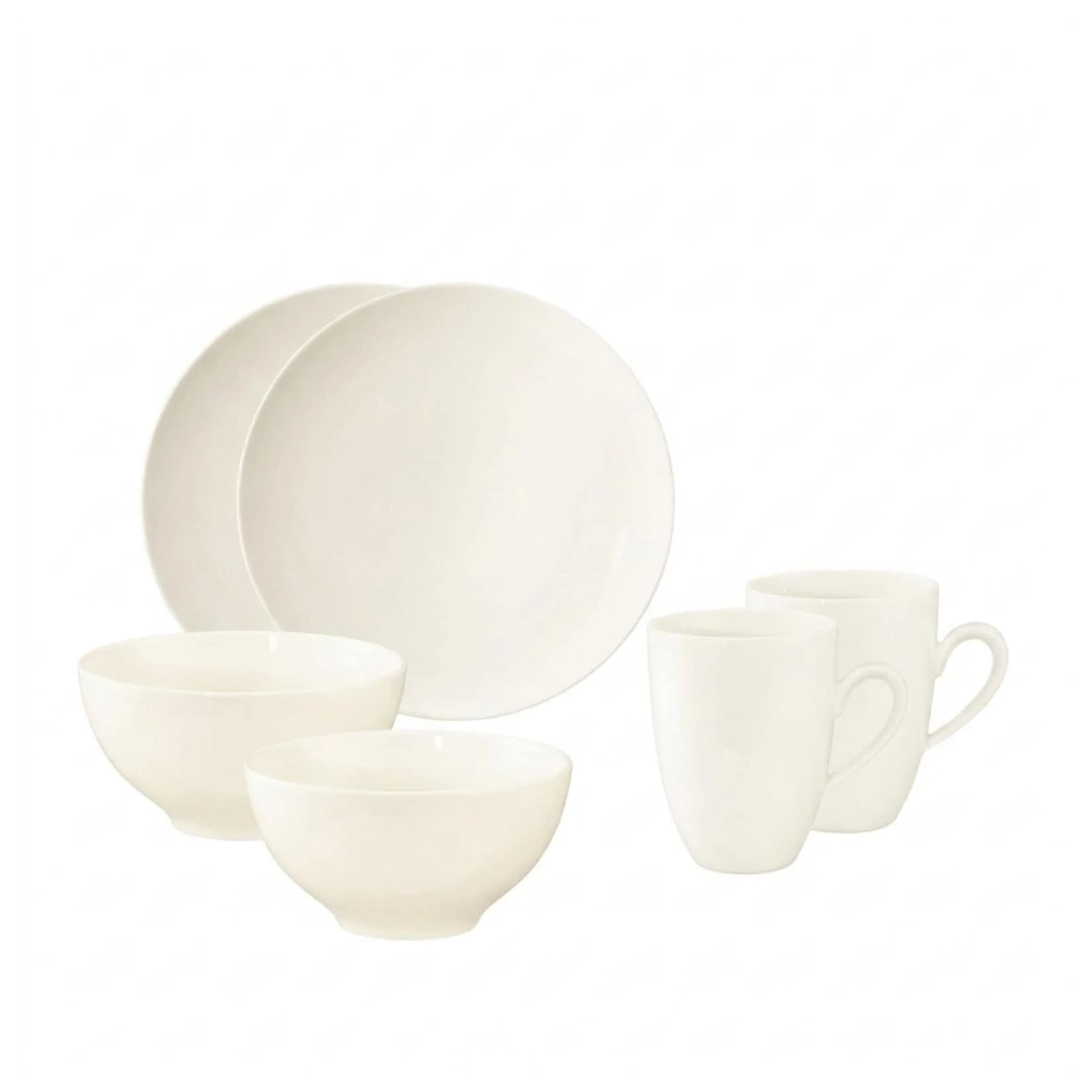 Seltmann Weiden Frühstücks-Set Savona Fine Diamond 6er Set Beige