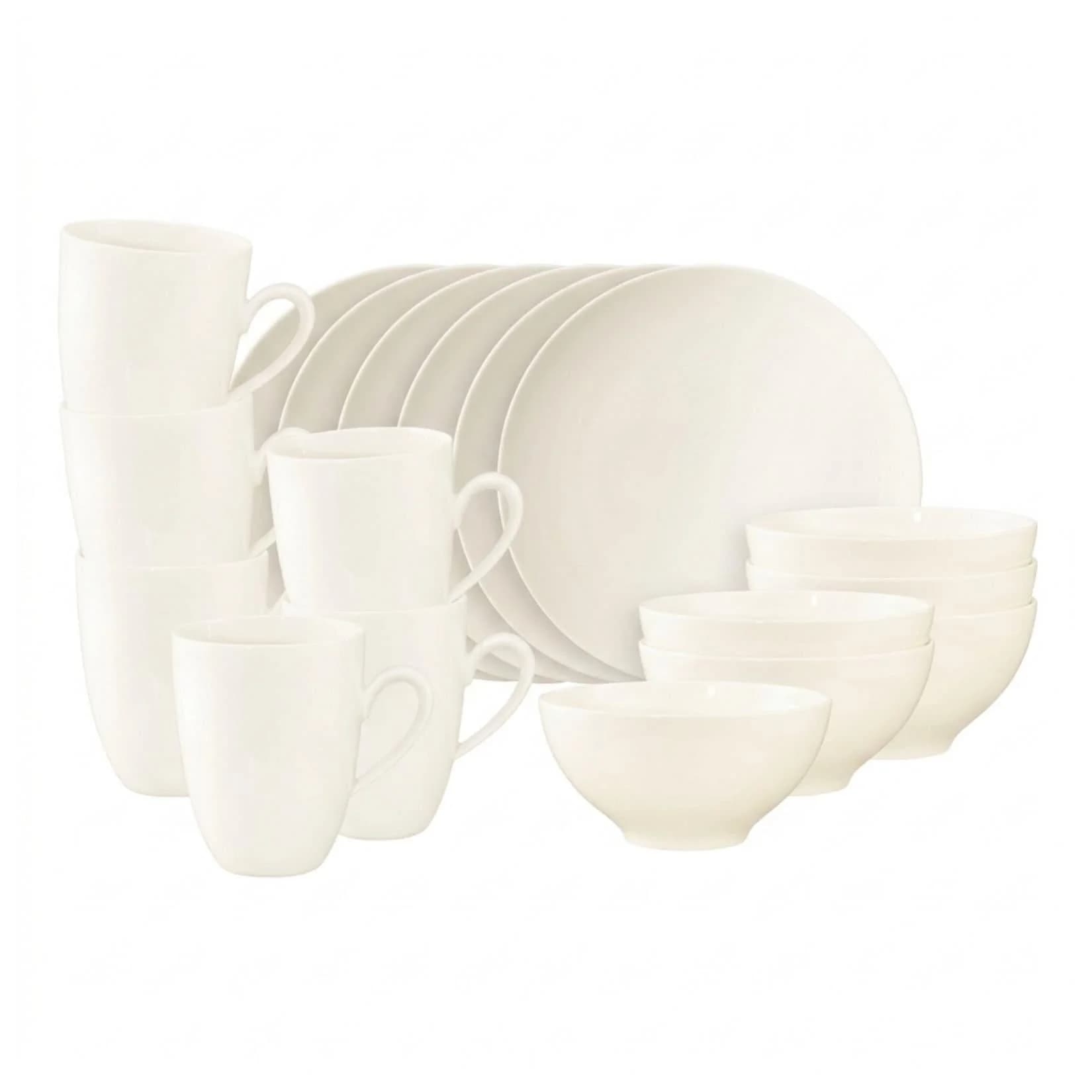 Seltmann Weiden Frühstücksservice Savona Fine Diamond 18er Set Beige