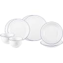 Seltmann Weiden Einsteiger-Set Compact Blaurand 8-teilig weiß-blau Bild 3