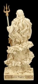 Poseidon Dekofigur Veronese Studio Collection Kunststein Handbemalt Bild 5
