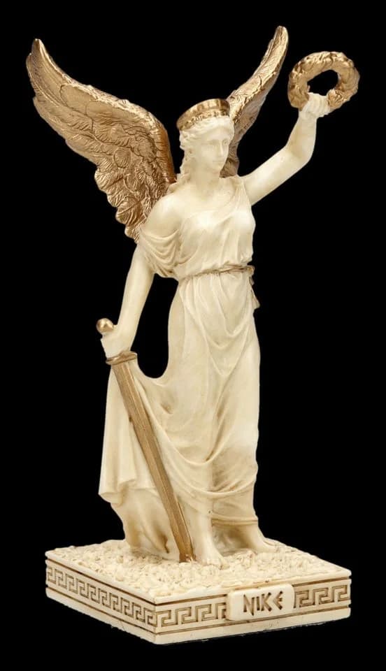 Figuren Shop GmbH Nike Figur Griechische Mythologie Statue 10 cm Veronese