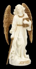 Figuren Shop GmbH Erzengel Jophiel Miniatur Figur Creme-Gold Kunststein Bild 1