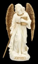 Figuren Shop GmbH Erzengel Jophiel Miniatur Figur Creme-Gold Kunststein Bild 2