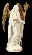 Figuren Shop GmbH Erzengel Raphael Figur Veronese Miniatur Engel Statue 10 cm Bild 1